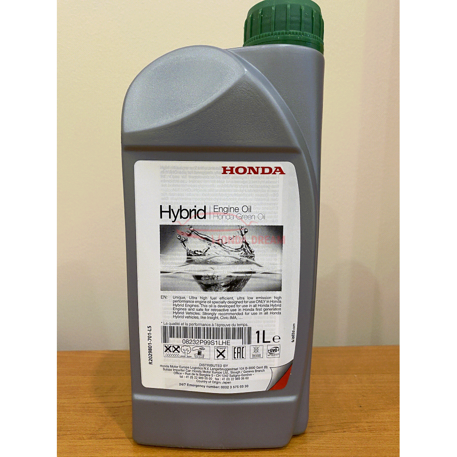 Олива моторна Hybrid Green Oil, 1л (08232-P99S1LHE) - 2