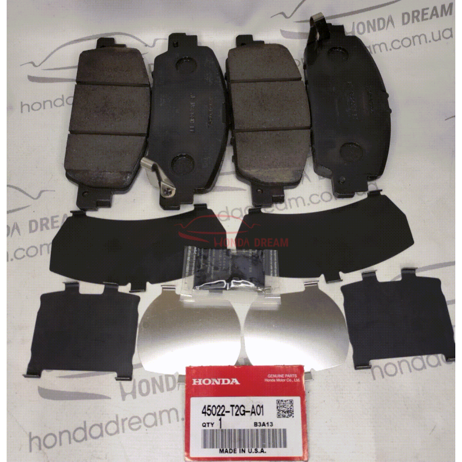 PAD SET, FR. (45022-T2G-A01) - 2