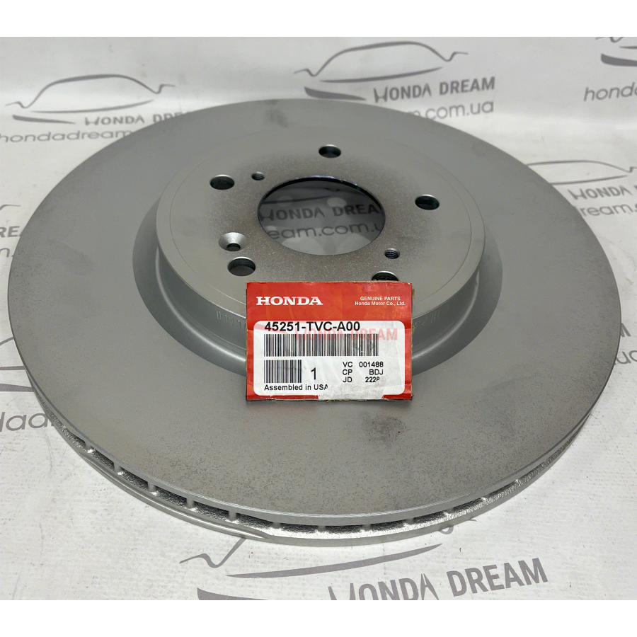 Disk, Front Brake (45251-TVC-A00) - 1