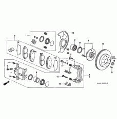 Caliper Set, Front (01463-S01-A01)