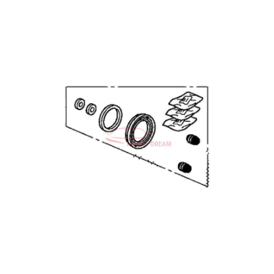 Caliper Set, Front (01463-S2A-000) - 2