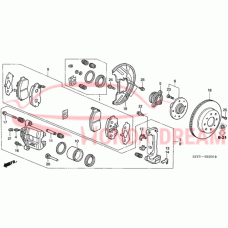 Caliper Set, Front (01463-S3Y-010) - 3