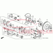 Caliper Set, Front (01463-S9V-A00) - 3