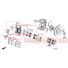 Caliper Set, Front (01463-SJA-010) - 3