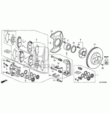 Caliper Set, Front (01463-SJC-A01)