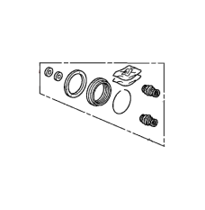 Caliper Set, Front (01463-SNA-A50)