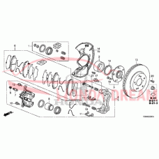 Ремкомплект переднього гальмівного супорта (01463-TR3-305) - 3