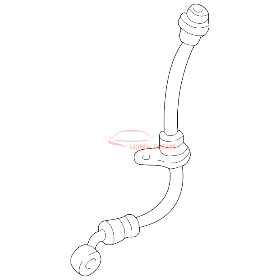 Hose Set, Front Brake Right (01464-S9A-000) - 1