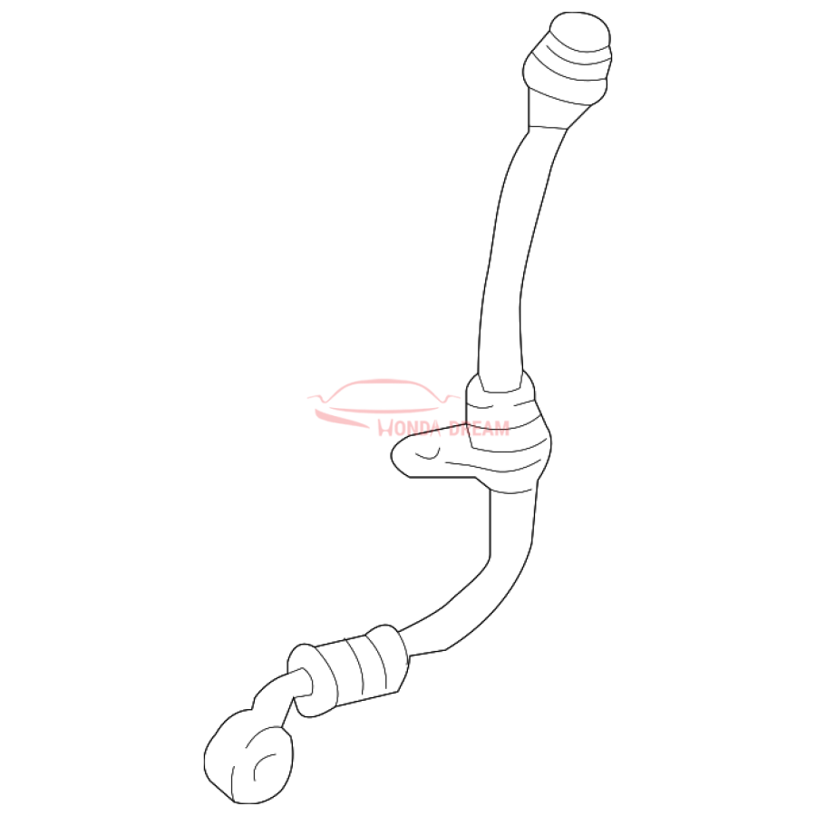 Hose Set, Front Brake Right (01464-SCV-A00) - 1