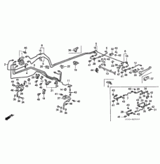 Hose Set, Front Brake Right (01464-SE0-030)