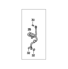 Шланг гальмівний передній правий (01464-SR3-N02)