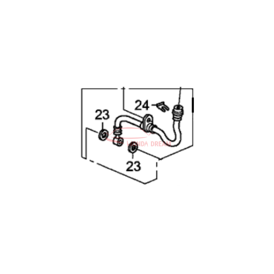 Hose Set, Front Brake (01464-STX-A00) - 1