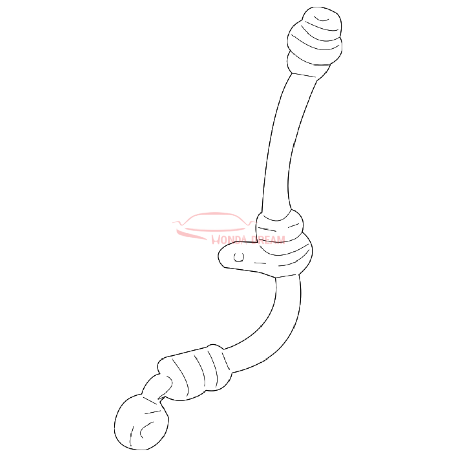 Hose Set, Rear Brake Right (01466-S9A-000) - 1