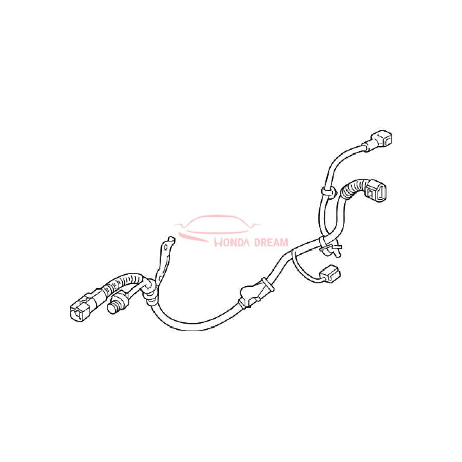 Hose Set, Rear Brake Right (01466-TGH-A00) - 1