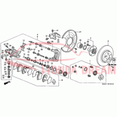 Rear caliper repair kit (01473-S2A-010) - 3