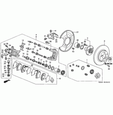 Rear caliper repair kit (01473-S2A-010)