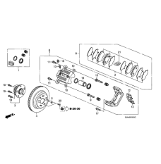 Rear caliper repair kit (01473-SJA-010)