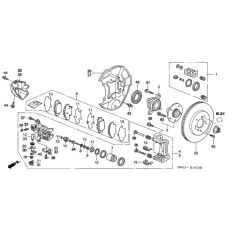 Rear caliper repair kit (01473-SL0-J01)