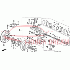 Rear caliper repair kit (01473-SV4-000) - 5