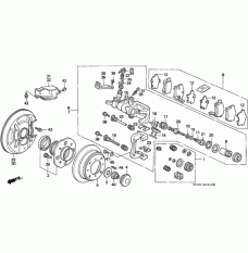 Rear caliper repair kit (01473-SV4-000)