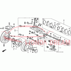 Rear caliper repair kit (01473-SV5-010) - 3