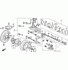 Rear caliper repair kit (01473-SV5-010)