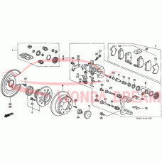 Rear caliper repair kit (01473-SY8-010) - 5