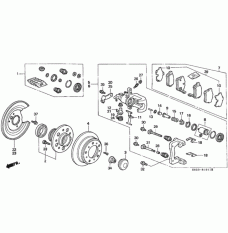 Rear caliper repair kit (01473-SY8-010)