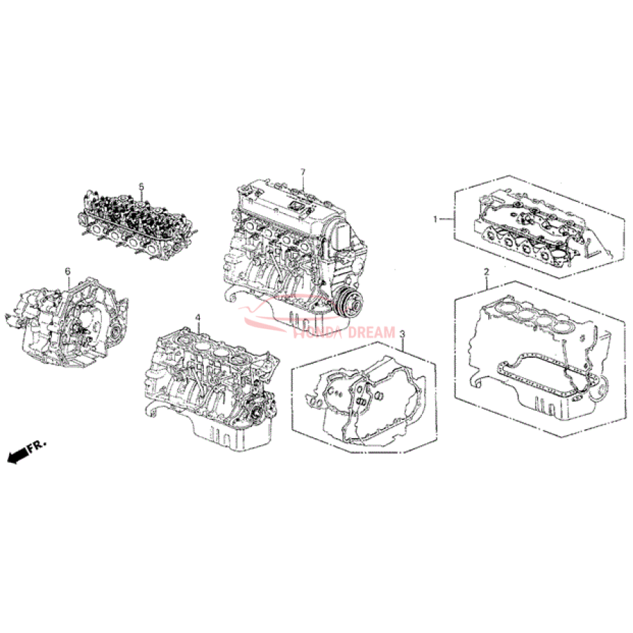 Gasket Kit, Cylinder Head (06110-P03-030) - 1