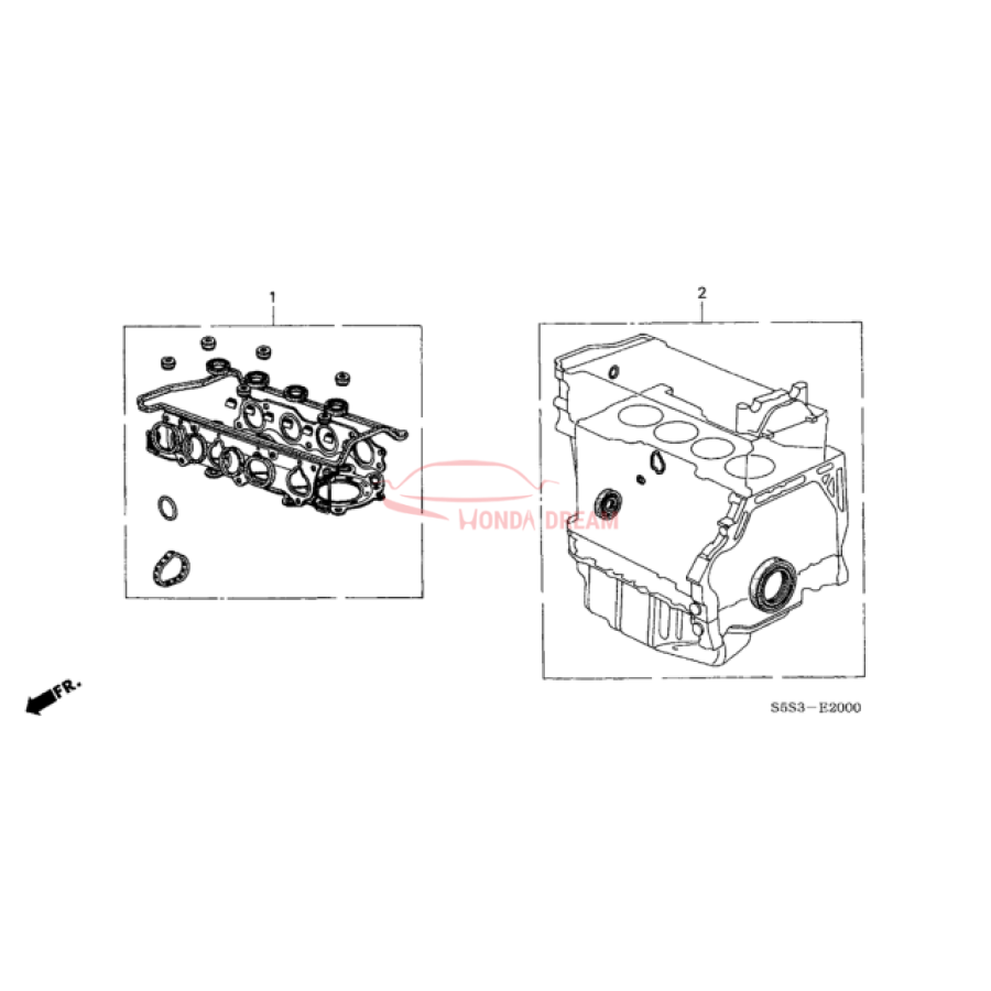 Gasket Kit, Cylinder Head (06110-PNF-A00) - 1