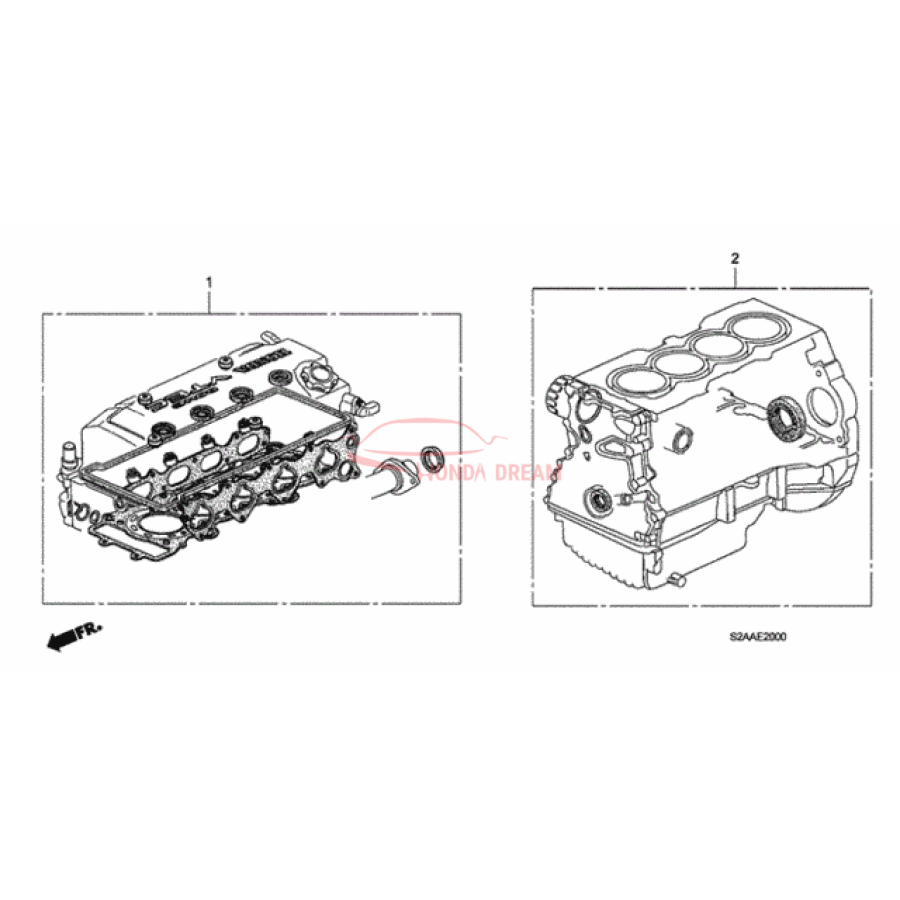 Gasket Kit, Cylinder Head (06110-PZX-010) - 1