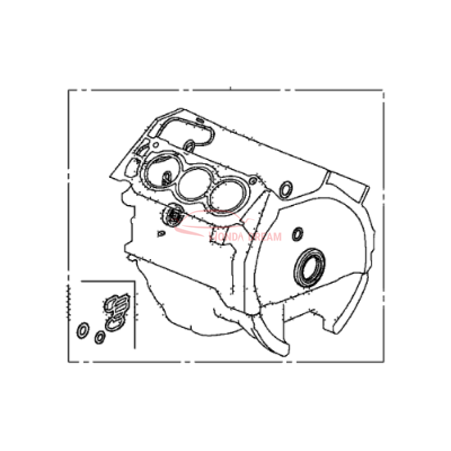 Gasket Kit, Cylinder Block (06111-R72-A00) - 2