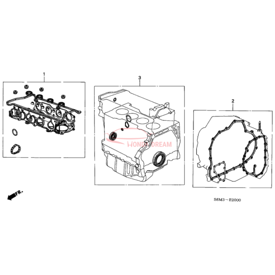 Gasket Kit, Chain Case (06114-PND-030) - 3