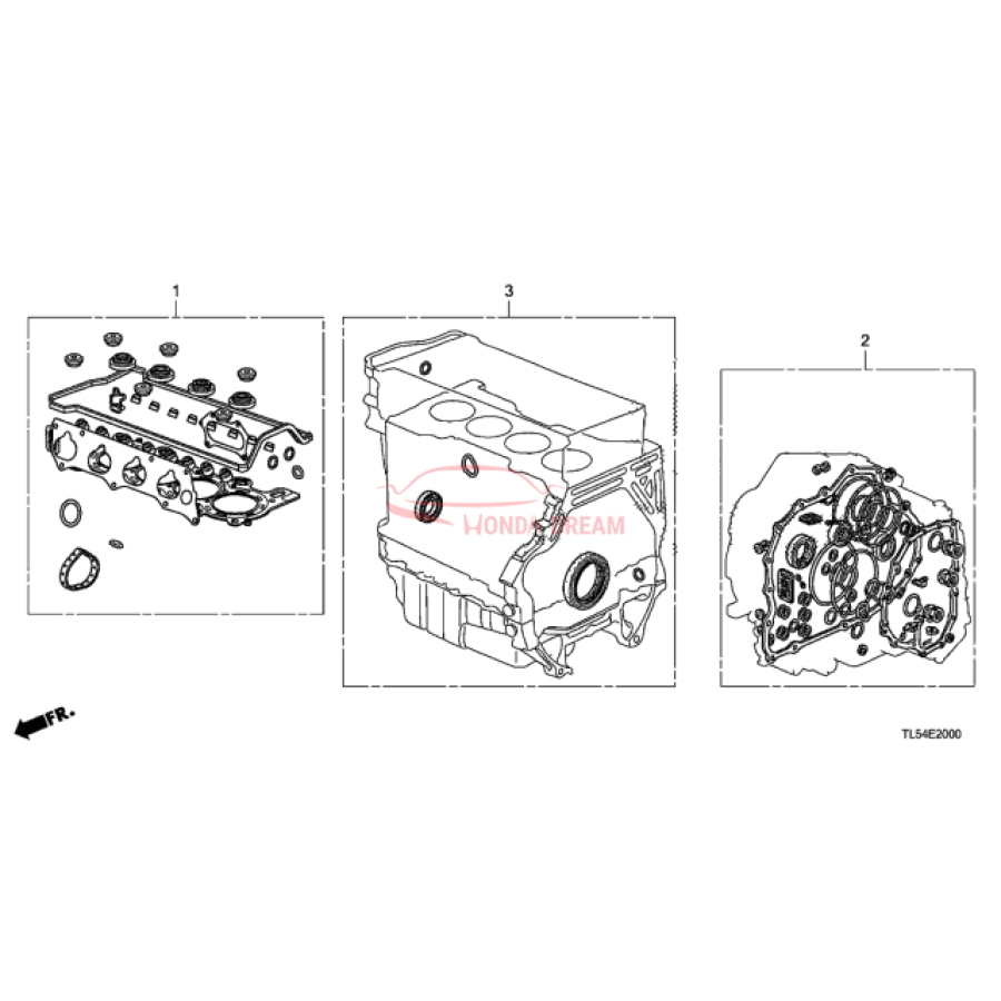 Gasket Kit, Chain Case (06114-R40-J02) - 1
