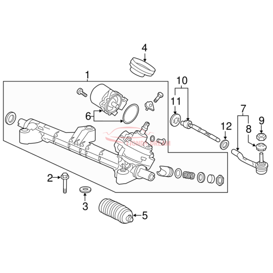 Boot, Tie Rod End (06535-T4N-305) - 3