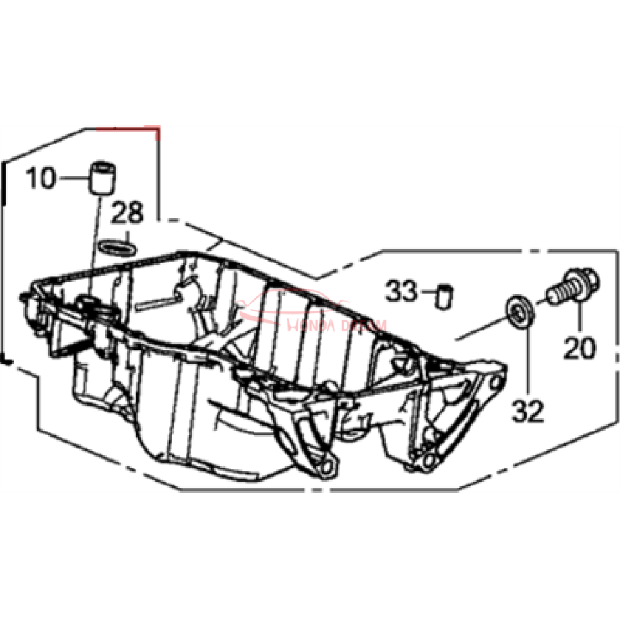 Engine Oil Pan (11200-5LA-A00) - 2