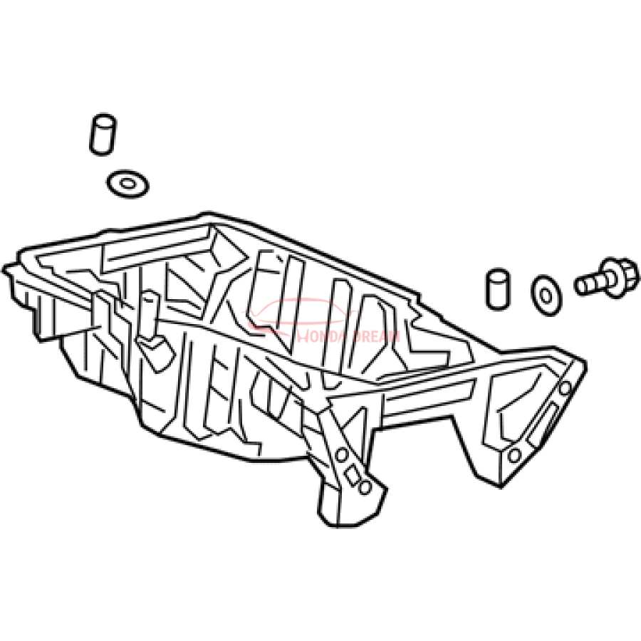 Engine Oil Pan (11200-6B2-A00) - 2