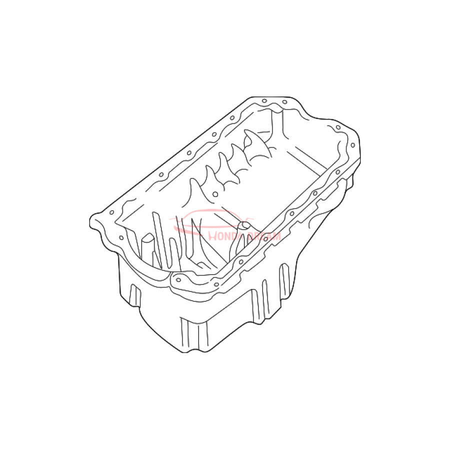Engine Oil Pan (11200-P2J-000) - 1