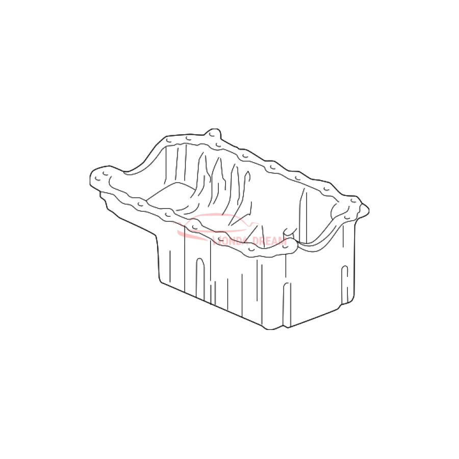 Engine Oil Pan (11200-PLE-000) - 1