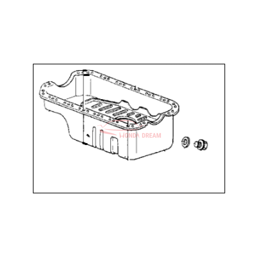 Engine Oil Pan (11200-PM1-000) - 2