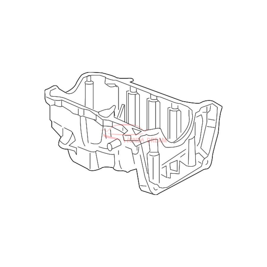Engine Oil Pan (11200-PZA-000) - 1