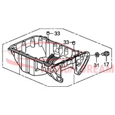 Engine Oil Pan (11200-R70-A10) - 3