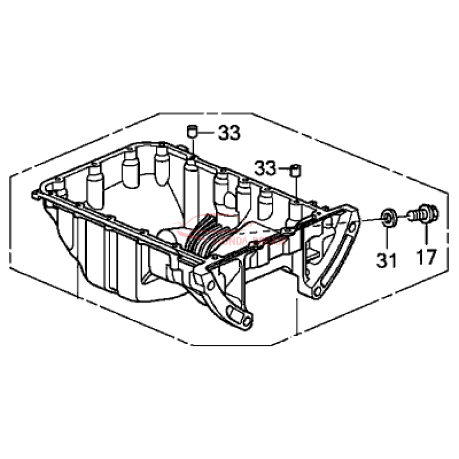 Engine Oil Pan (11200-R70-A10) - 1