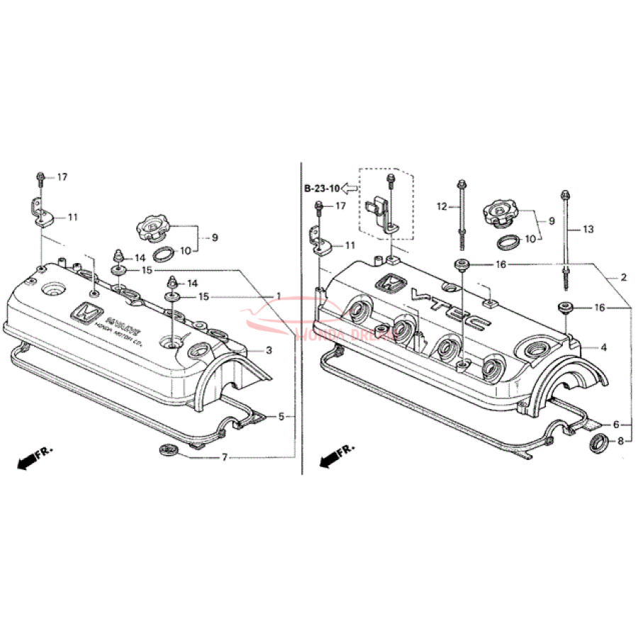 Gasket Set, Head Cover (12030-PT0-000) - 1