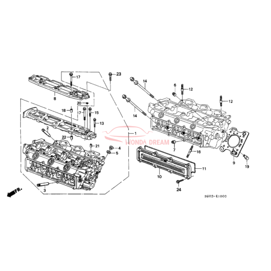 Exhaust valve seal (12211-PT2-004) - 2