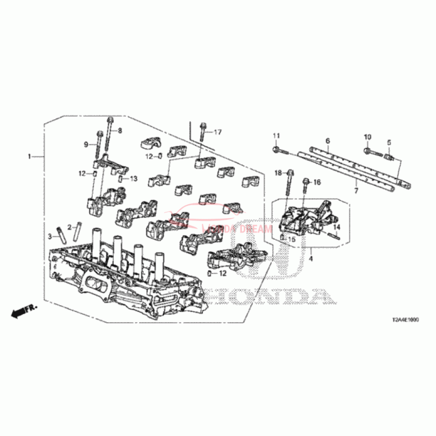 BASE COMP,FUEL H/ (12270-5A2-A01) - 1