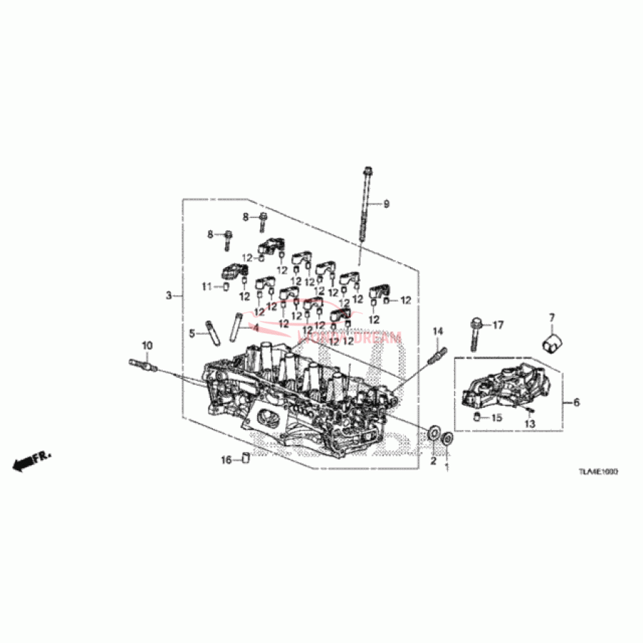 BASE COMP,FUEL H/ (12270-5PA-A00) - 1