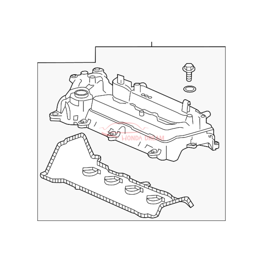 Cover, Cylinder Head (12310-5Y3-J01) - 1