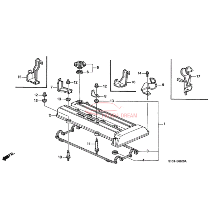 Клапанна кришка (12310-P75-A10) - 1