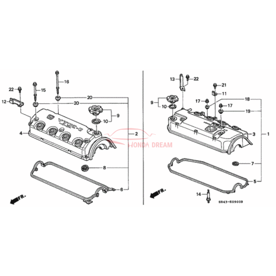 Gasket, Valve Cover (12341-P10-A00) - 1